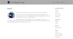 Desktop Screenshot of caveprojects.org